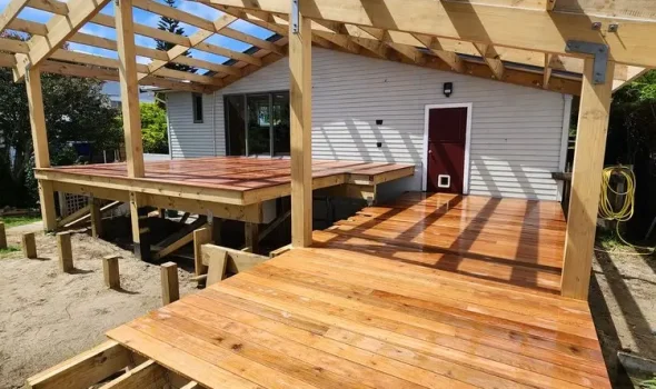 Custom Outdoor Decks by Deck Builders Kapiti Coast for Every Space Tailored outdoor deck created by Deck Builders Kapiti Coast to suit a unique backyard layout.