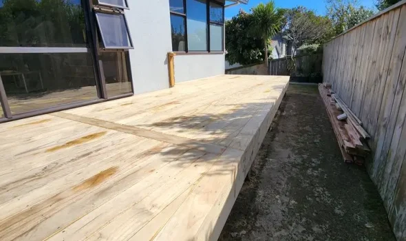 Timeless Deck Designs with Long-Lasting Value by Deck Builders Kapiti Coast Elegant outdoor deck built by Deck Builders Kapiti Coast offering timeless visual appeal and lasting value.